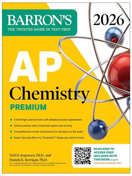 Title details for AP Chemistry Premium, 2026 by Neil D. Jespersen - Wait list